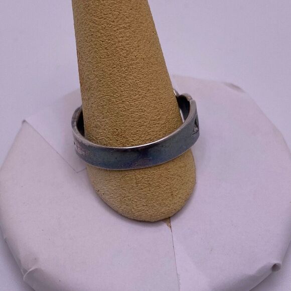 Sterling Silver 4 Elephants Cut Out Ring Size 8.5 - Picture 5 of 9